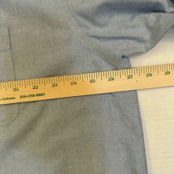 Gold Label Roundtree & Yorke Non-Iron Long Sleeve Button Down Shirt - Picture 4 of 7